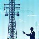 5G tower and consultant illustration